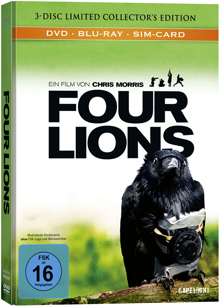 Four Lions (Blu-Ray+2DVD) (3Discs) - Mediabook