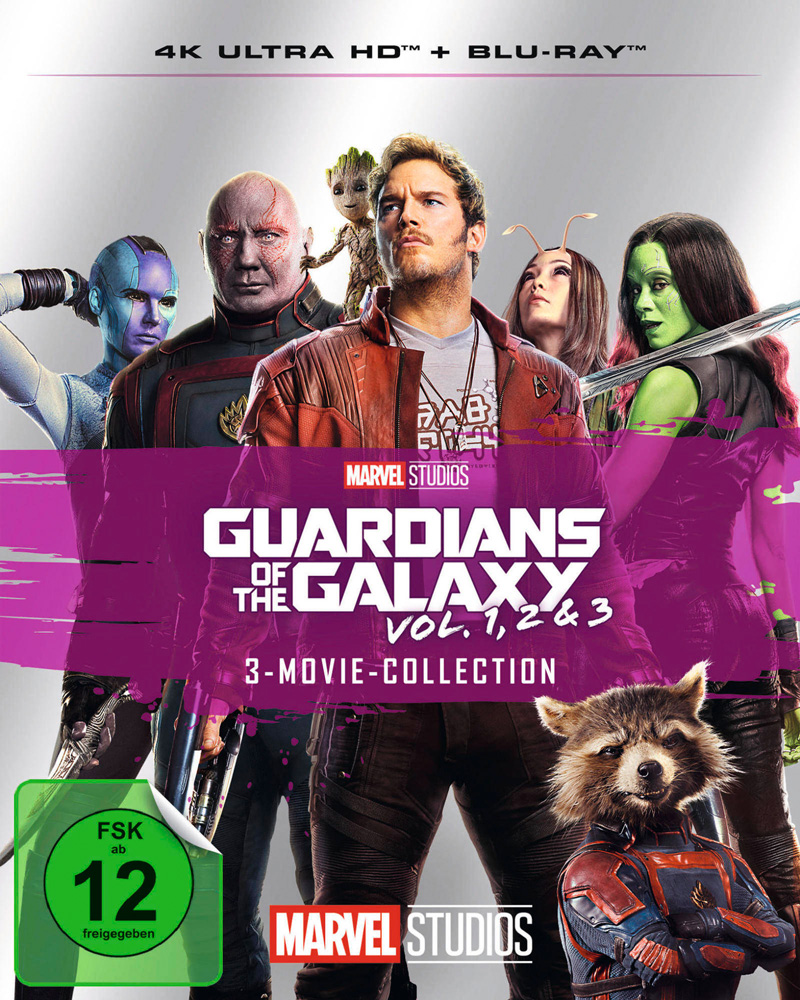 Guardians of the Galaxy (4K UHD+Blu-ray) - 3-Movie-Collection (6Discs) Guardians of the Galaxy (4K UHD+Blu-ray) - 3-Movie-Collection (6Discs)