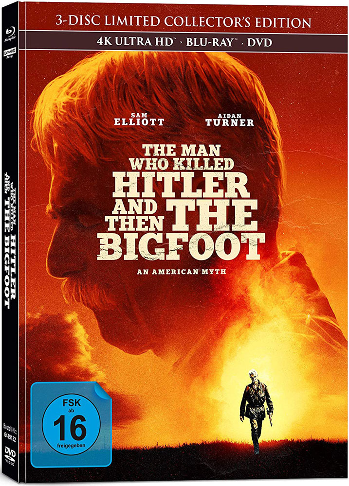 The Man Who Killed Hitler And Then The Bigfoot (4K UHD+Blu-Ray+DVD) (3Discs) - Limited Mediabook Edition
