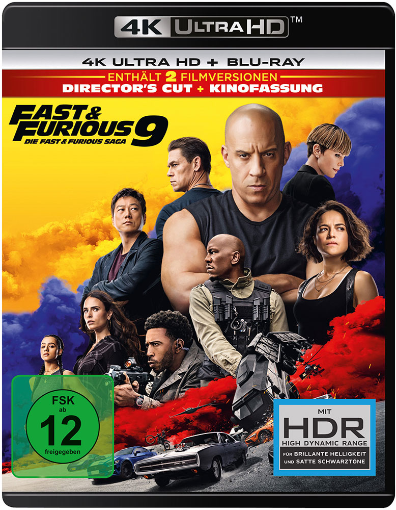 Fast & Furious 9 (4K UHD+Blu-Ray) - Directors Cut & Kinofassung