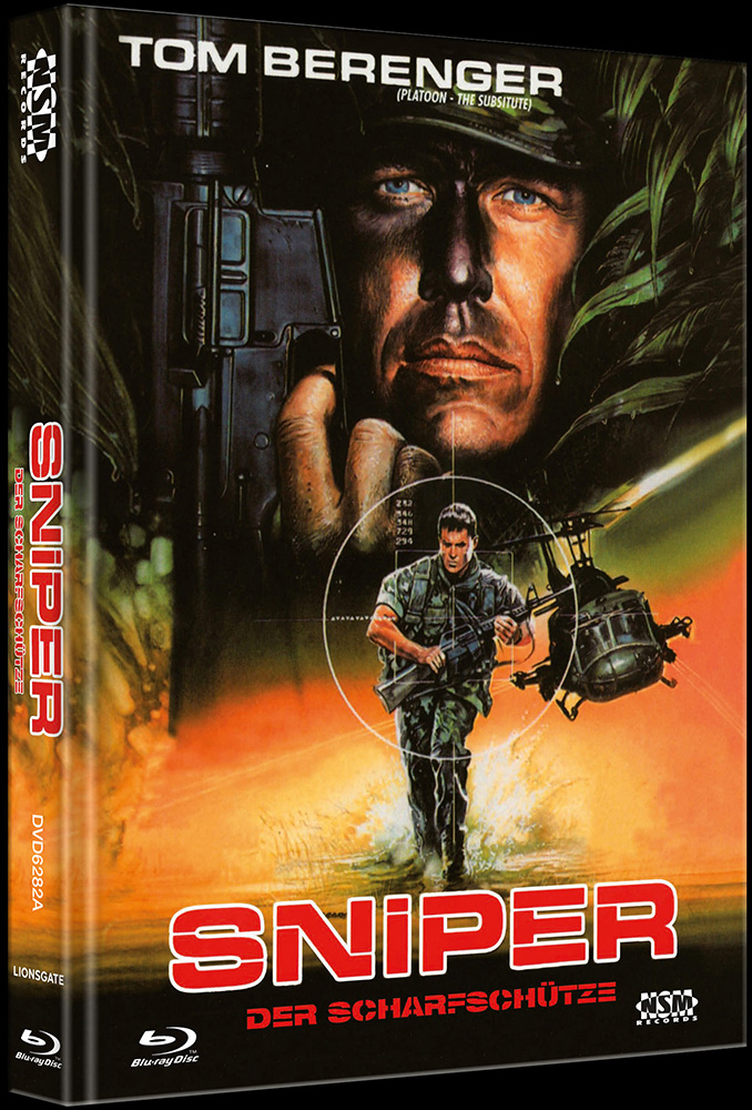 Sniper - Der Scharfschütze (Blu-Ray+DVD) - Cover A - Mediabook - Uncut - Limited 555 Edition Sniper - Der Scharfschütze (Blu-Ray+DVD) - Cover A - Mediabook - Uncut - Limited 555 Edition