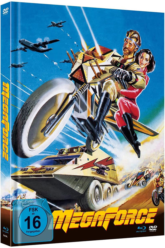 Megaforce - Cover B - Mediabook (Blu-Ray+DVD) - Limited Edition - Uncut Megaforce - Cover B - Mediabook (Blu-Ray+DVD) - Limited Edition - Uncut
