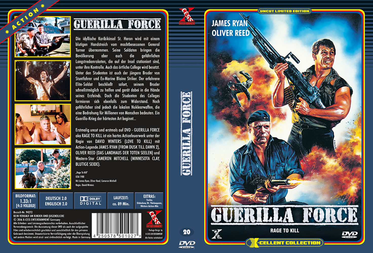 Guerilla Force - kleine Hartbox - Uncut - X-Cellent Collection