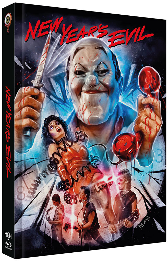 New Years Evil - Rocknacht des Grauens - Cover B - Mediabook (Blu-Ray+DVD) - Limited 333 Edition