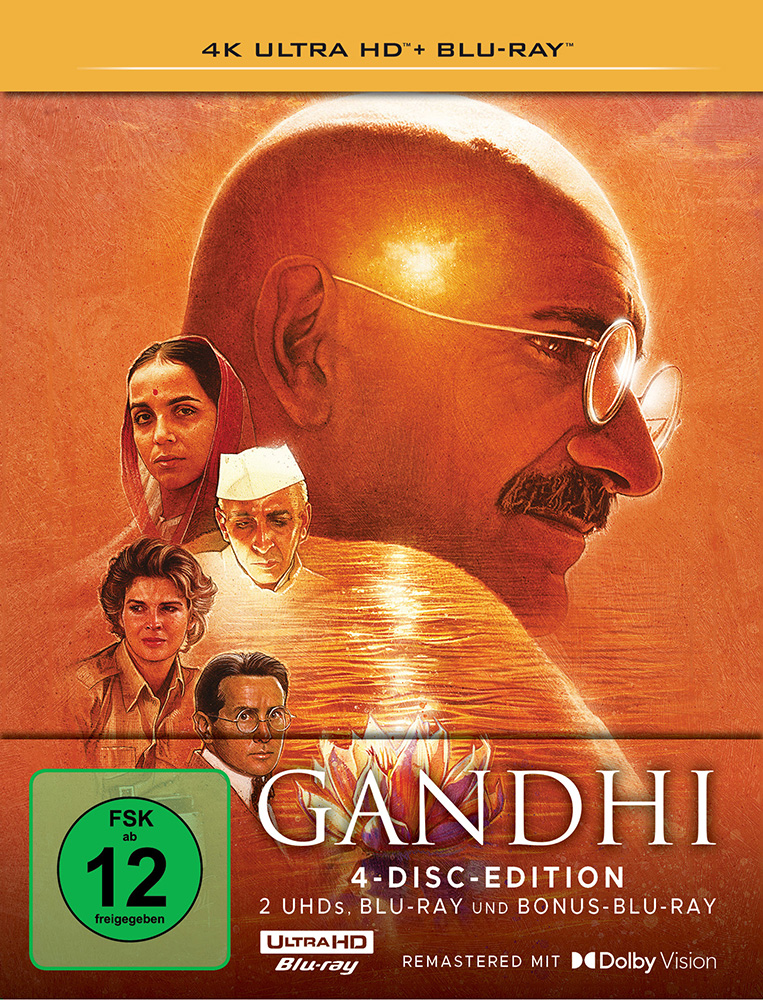 Gandhi (4K UHD+Blu-Ray) (4Discs) - Steelbook - Limited Edition Gandhi (4K UHD+Blu-Ray) (4Discs) - Steelbook - Limited Edition