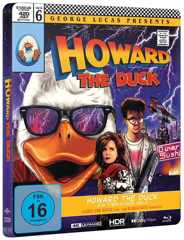 Howard the Duck - Ein tierischer Held (4K UHD+Blu-Ray) - SteelBook - Limited Edition