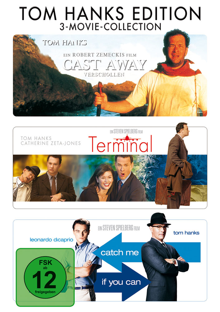 Tom Hanks-Edition (3DVD) (Cast Away, Terminal & Catch me If you Can)