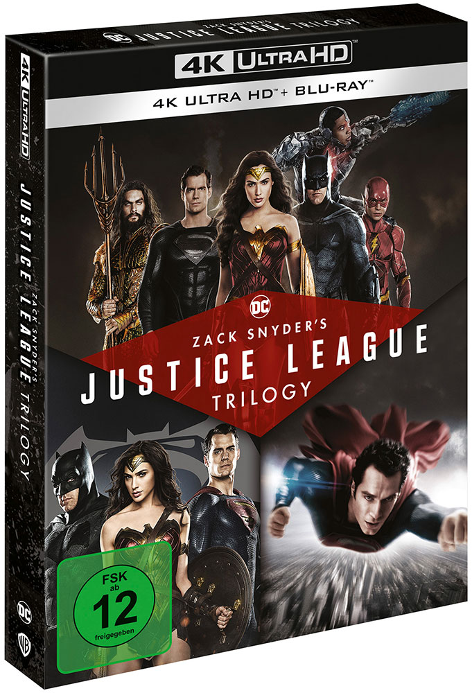 Zack Snyders Justice League Trilogy (4K UHD+Blu-Ray) (8Discs)