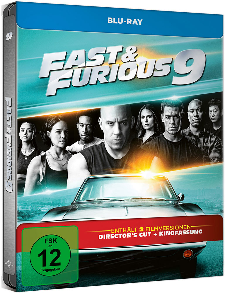 Fast & Furious 9 (Blu-Ray) - Directors Cut & Kinofassung - Limited SteelBook Edition
