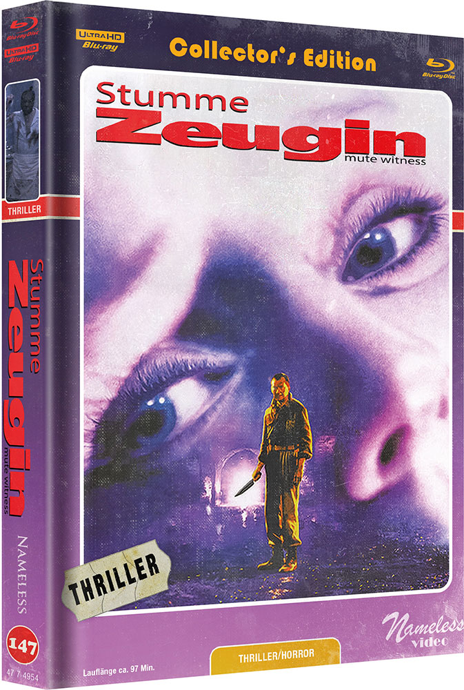 Stumme Zeugin - Cover C - Mediabook (4K UHD+Blu-Ray) - Limited 500 Edition Stumme Zeugin - Cover C - Mediabook (4K UHD+Blu-Ray) - Limited 500 Edition