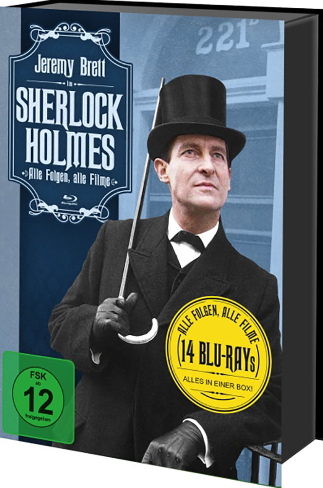 Sherlock Holmes - Alle Folgen, alle Filme (Blu-Ray) (14Discs)