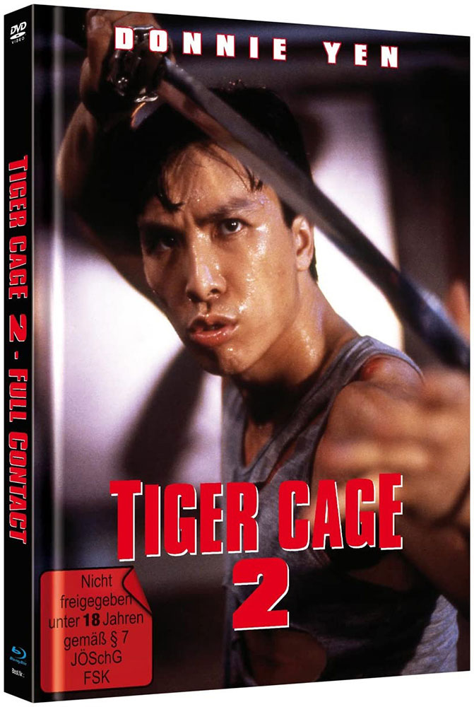 Tiger Cage 2 - Full Contact - Cover B - Mediabook (Blu-Ray+DVD) - Limited Edition - Uncut Tiger Cage 2 - Full Contact - Cover B - Mediabook (Blu-Ray+DVD) - Limited Edition - Uncut