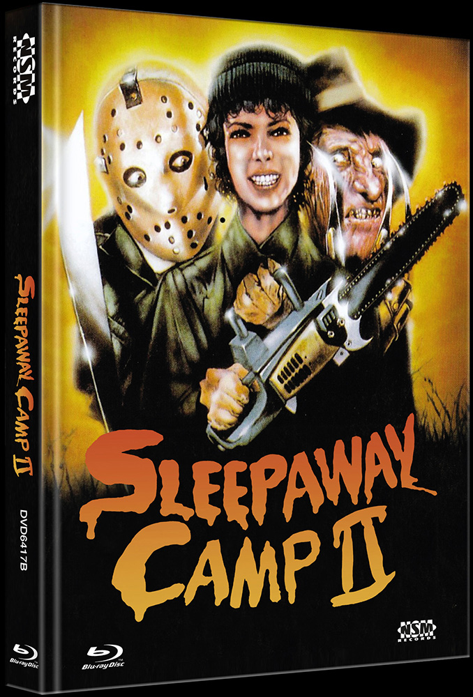 Sleepaway Camp 2 (Blu-Ray+DVD) - Cover B - Mediabook - Limited 333 Edition - Uncut