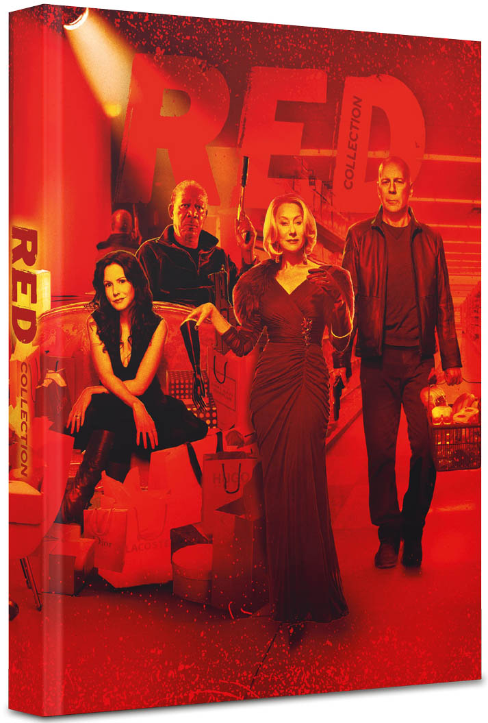 RED Collection (4K UHD+Blu-Ray) (4Discs) - Cover B - Mediabook (Wattiert+Slipcase) - Limited 111 Edition