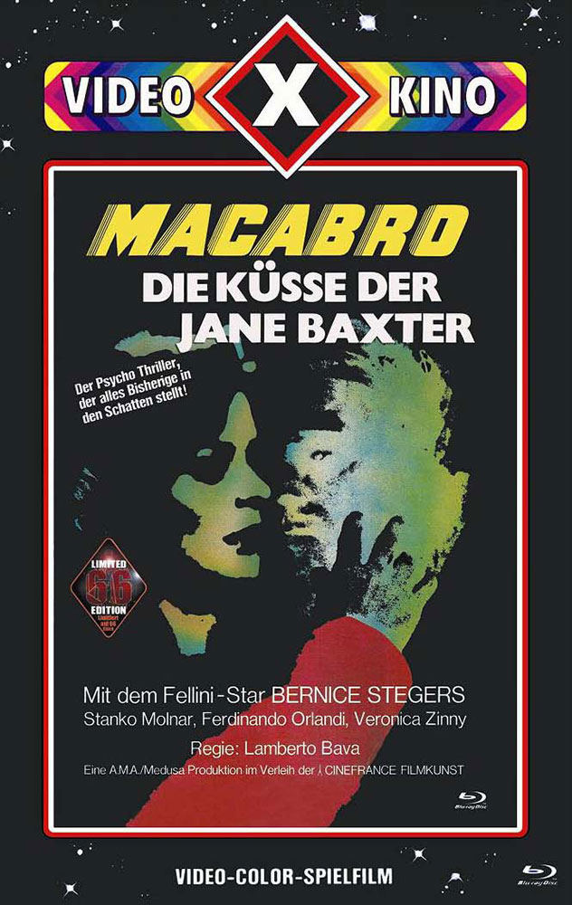 Macabro - Die Küsse der Jane Baxter (Blu-Ray) - Cover B - große Hartbox - Limited 66 Edition - Uncut