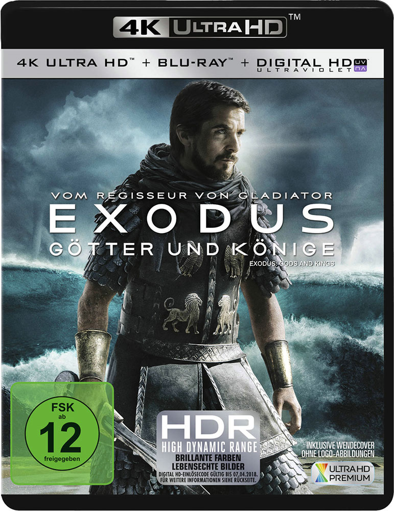 Exodus - Götter und Könige (4K UHD+Blu-Ray)