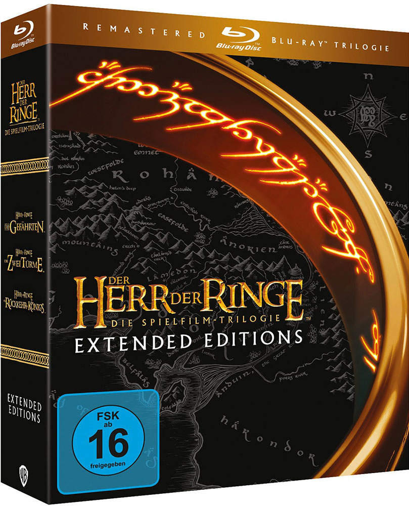 Der Herr der Ringe: Die Spielfilm Trilogie (Blu-Ray) (6Discs) - Extended Editions - Remastered