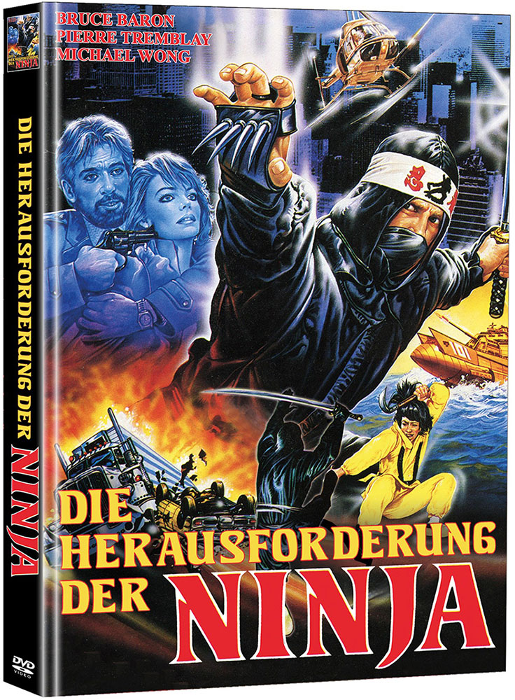 Die Herausforderung der Ninja - Cover A - Mediabook - (2DVD) - Limited 144 Edition Die Herausforderung der Ninja - Cover A - Mediabook - (2DVD) - Limited 144 Edition