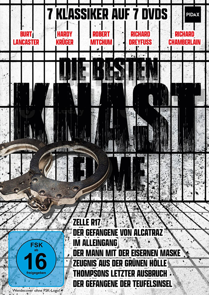 Die besten Knastfilme - 7 Klassiker des Gefängnisfilms (7DVDs) Die besten Knastfilme - 7 Klassiker des Gefängnisfilms (7DVDs)