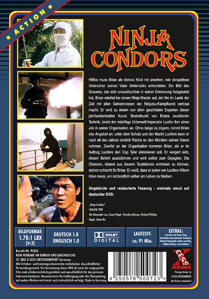 Ninja Condors - kleine Hartbox - Uncut - X-Cellent Collection