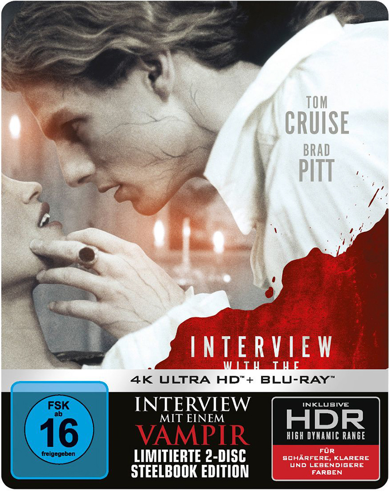 Interview mit einem Vampir (4K UHD+Blu-Ray) - SteelBook - Limited Edition