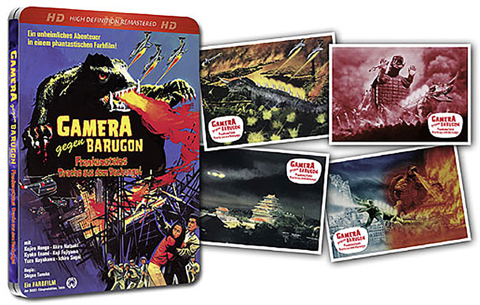 Gamera gegen Barugon / Frankensteins Drache aus dem Dschungel - Steelbook