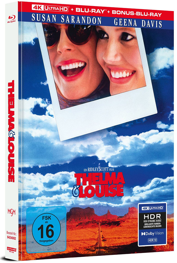 Thelma & Louise (4K UHD+Blu-Ray) (3Discs) - Limited Mediabook Edition Thelma & Louise (4K UHD+Blu-Ray) (3Discs) - Limited Mediabook Edition