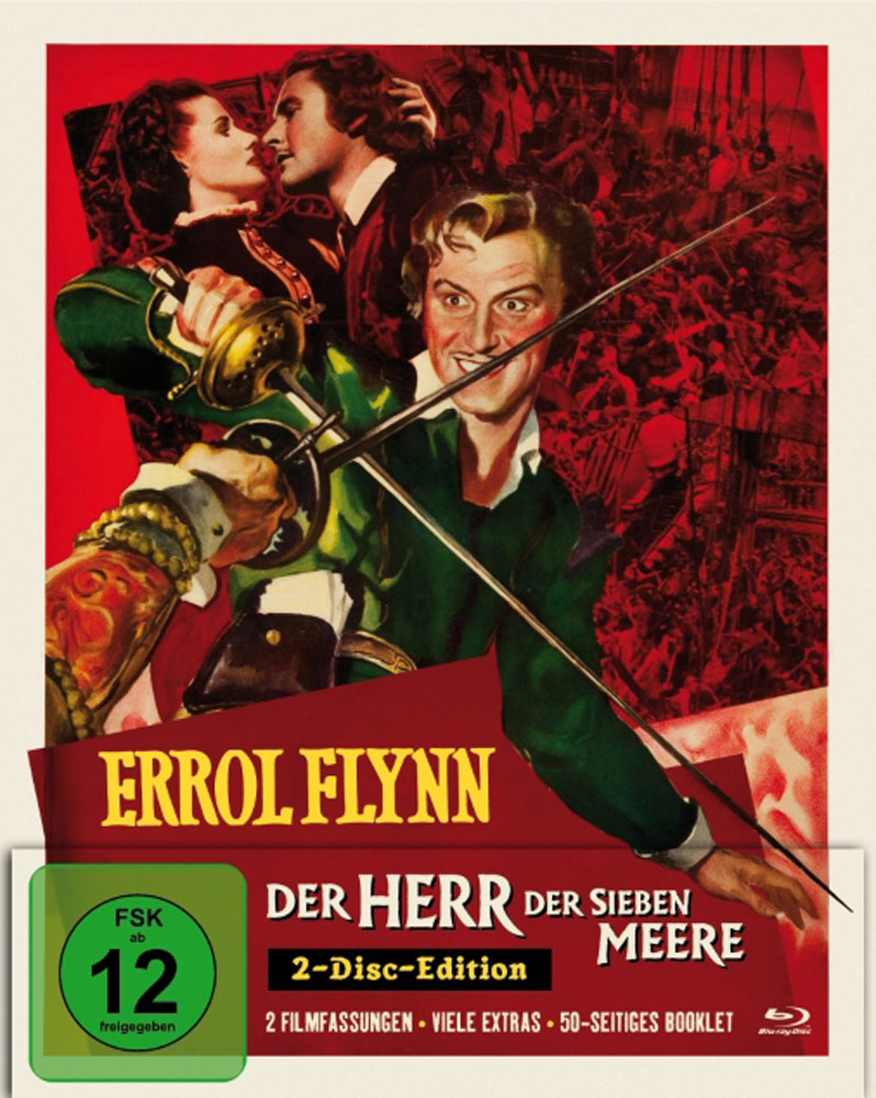 Herr der sieben Meere (s/w) (Blu-ray+DVD) - Digipack