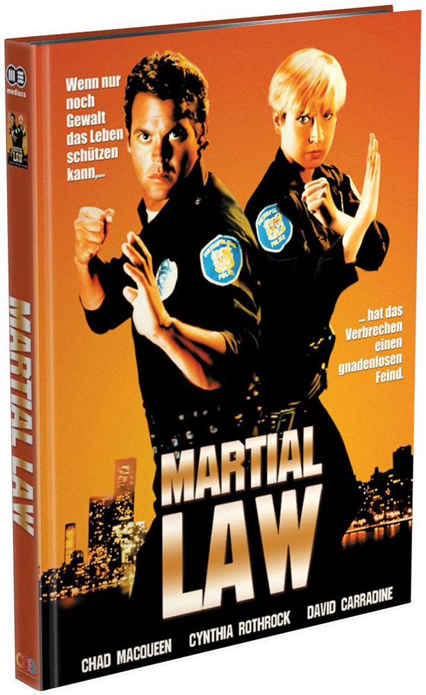 Martial Law 1 - Cover B - Mediabook (4K UHD+Blu-Ray+DVD) - Limited 333 Edition - Uncut