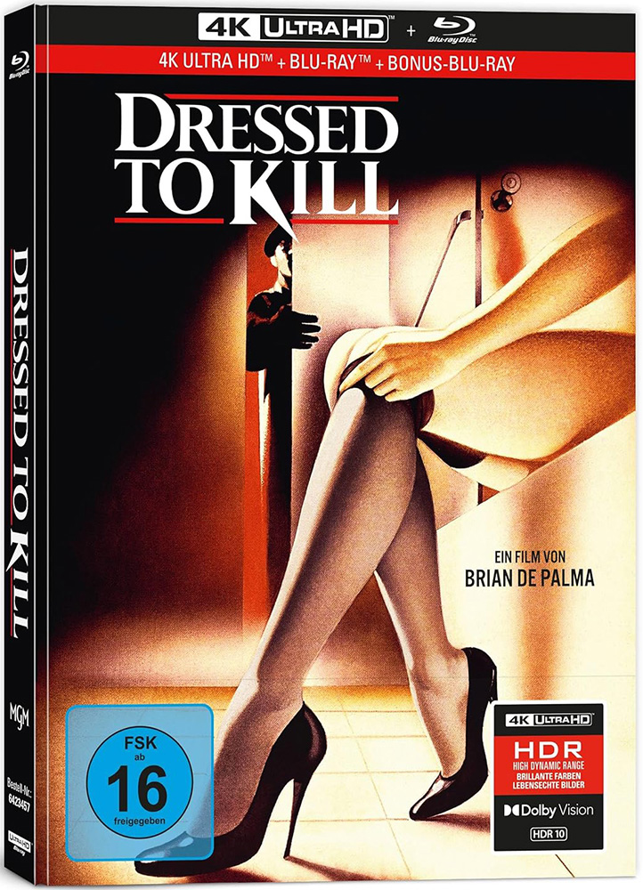Dressed To Kill (4K UHD+2Blu-Rays) - Mediabook - Limited Edition Dressed To Kill (4K UHD+2Blu-Rays) - Mediabook - Limited Edition