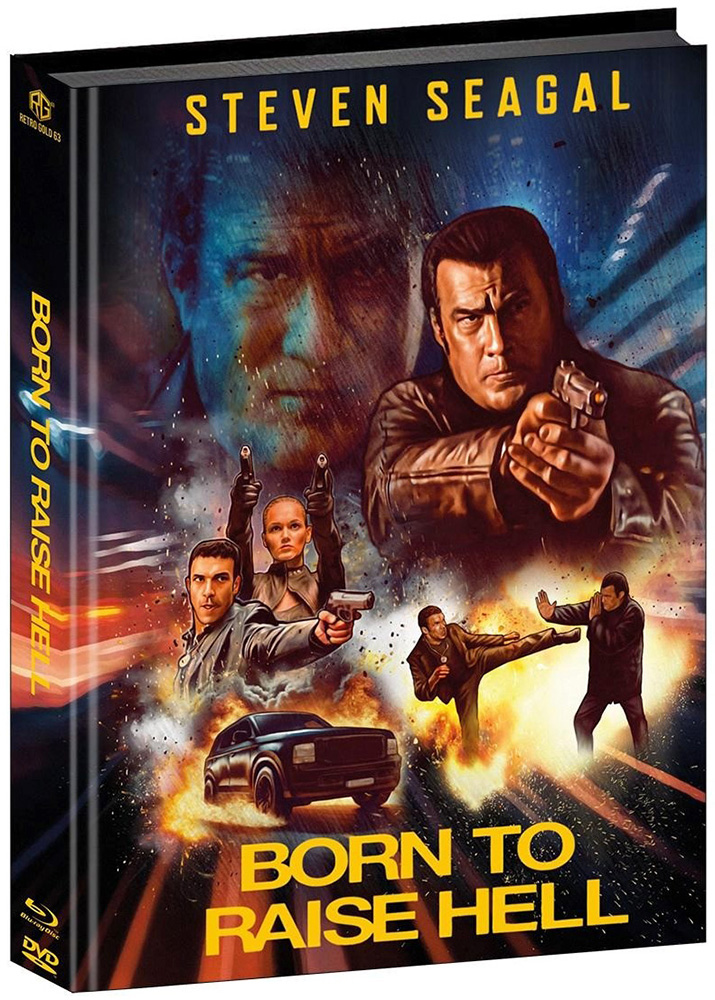 Born to raise Hell (Blu-Ray+DVD) - Cover A - Mediabook (Wattiert) - Limited 150 Edition Born to raise Hell (Blu-Ray+DVD) - Cover A - Mediabook (Wattiert) - Limited 150 Edition