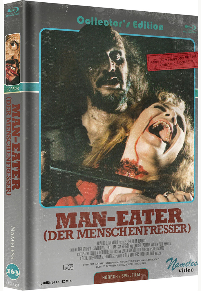 Man-Eater - Der Menschenfresser (Blu-Ray) (2Discs) - Cover C - Mediabook - Limited 500 Edition Man-Eater - Der Menschenfresser (Blu-Ray) (2Discs) - Cover C - Mediabook - Limited 500 Edition