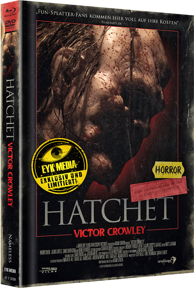 Hatchet 4 - Victor Crowley (Blu-Ray+DVD) - Cover C - Mediabook - Limited 333 Edition Hatchet 4 - Victor Crowley (Blu-Ray+DVD) - Cover C - Mediabook - Limited 333 Edition