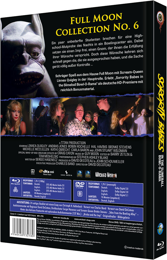 Sorority Babes In The Slimeball Bowl-O-Rama - Cover C - Mediabook (Blu-Ray+DVD) - Limited 222 Edition Sorority Babes In The Slimeball Bowl-O-Rama - Cover C - Mediabook (Blu-Ray+DVD) - Limited 222 Edition
