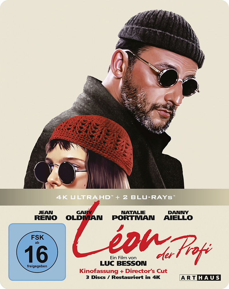 Leon - Der Profi - Definitive Edition (4K UHD+Blu-Ray) (3Discs) - Steelbook