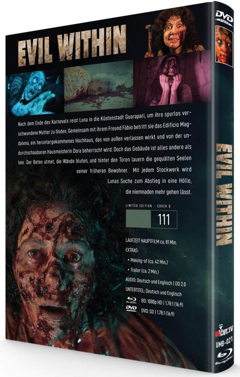 Evil Within (Blu-Ray+DVD) - Cover D - Mediabook - Limited 111 Edition