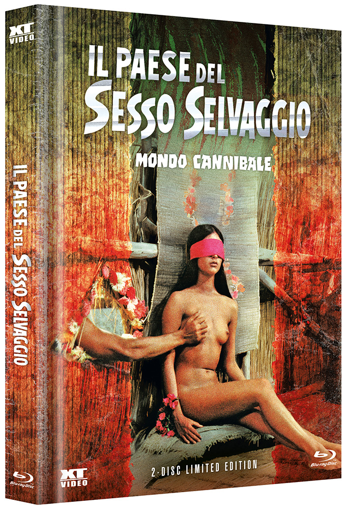Mondo Cannibale (Il Paese del sesso Selvaggio) (Blu-Ray+DVD) - Cover 1 - Mediabook (Wattiert) - Limited 666 Edition