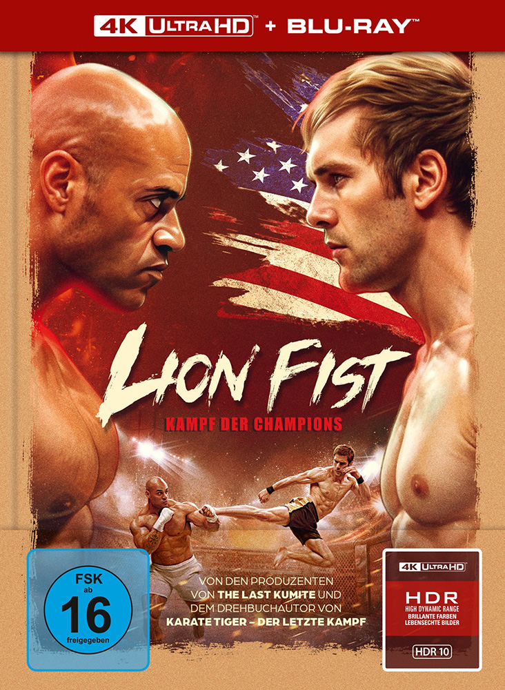 Lion Fist - Kampf der Champions (4K UHD+Blu-Ray) - Mediabook - Limited Edition