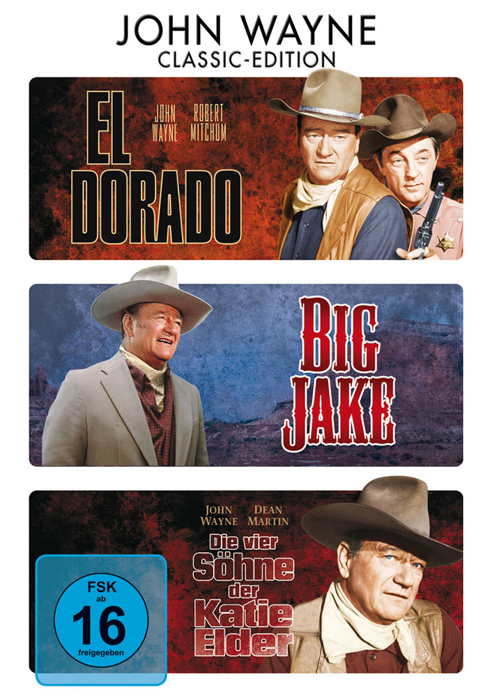 John Wayne - Classic-Edition (3DVD) (El Dorado, Big Jake & Die vier Söhne der Katie Elder)