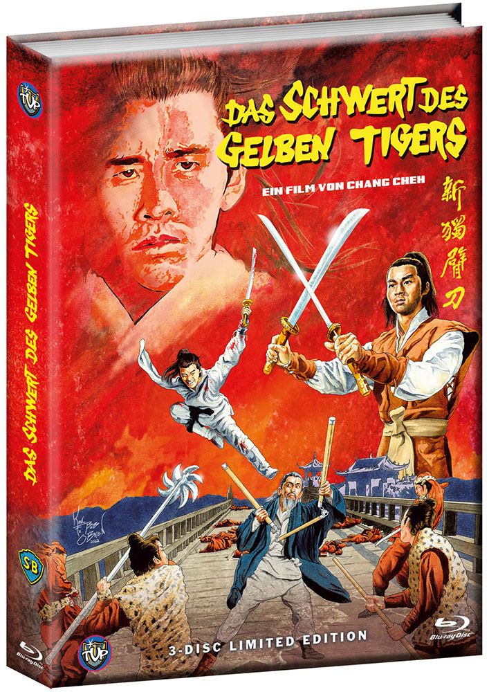 Das Schwert des gelben Tigers (2Blu-Ray+DVD) - Cover A - Mediabook (Wattiert) - Limited 500 Edition - Final Edition
