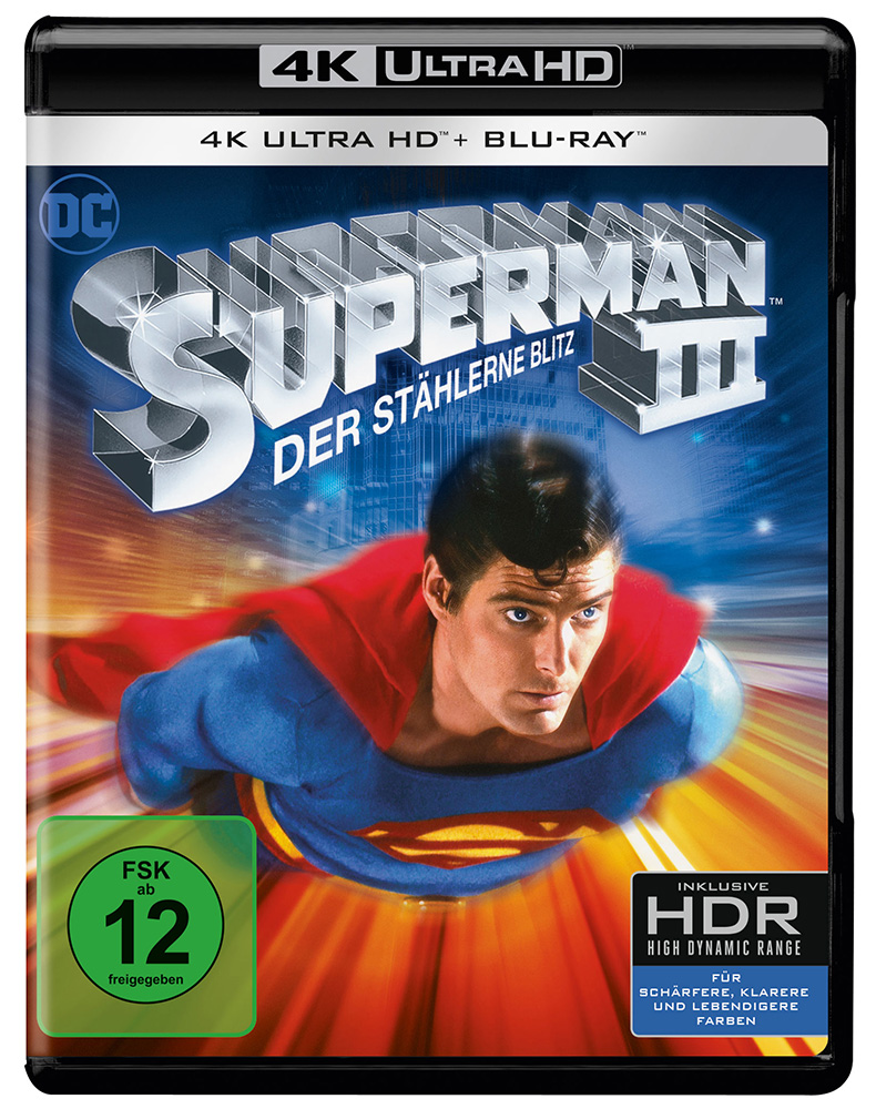 Superman 3: Der stählerne Blitz (4K UHD+Blu-Ray) Superman 3: Der stählerne Blitz (4K UHD+Blu-Ray)
