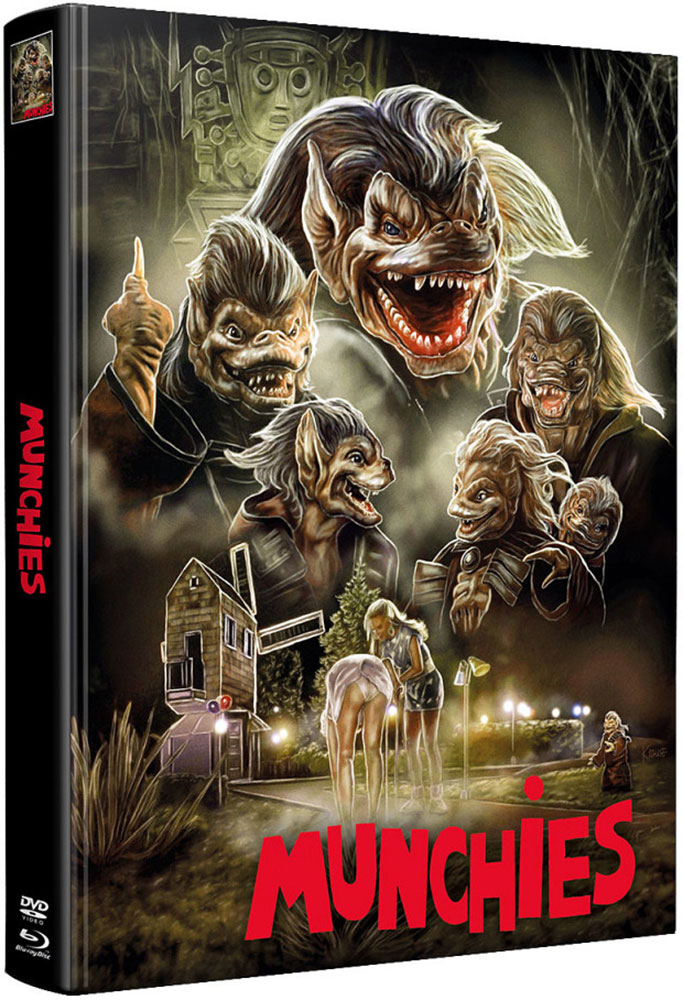 Munchies - Mediabook (Wattiert) (Blu-Ray+DVD) - Limited 333 Edition Munchies - Mediabook (Wattiert) (Blu-Ray+DVD) - Limited 333 Edition