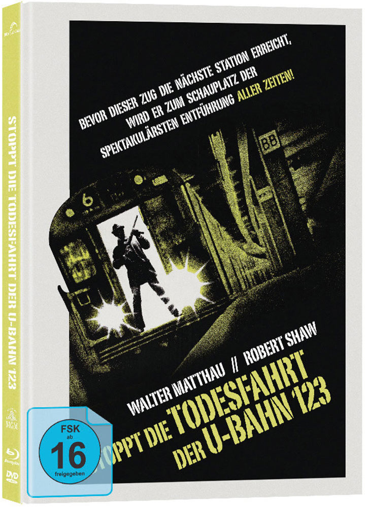 Stoppt die Todesfahrt der U-Bahn 123 - Cover B - Mediabook (Blu-Ray+DVD) - Limited 333 Edition