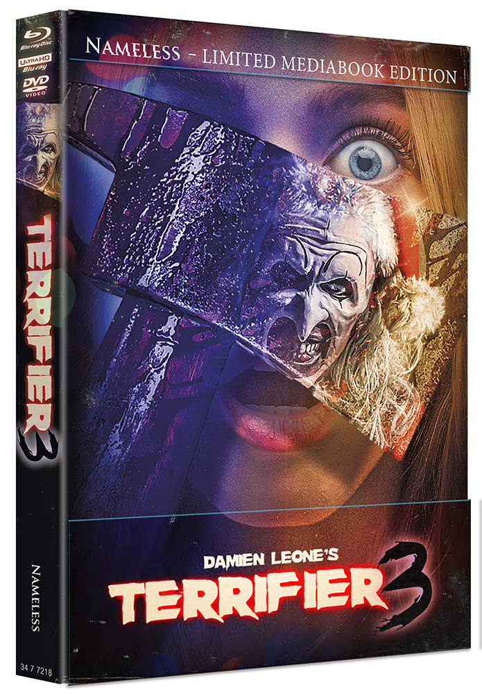 Terrifier 3 (4K UHD) (3Discs) - Cover F - Mediabook - Limited 1000 Edition Terrifier 3 (4K UHD) (3Discs) - Cover F - Mediabook - Limited 1000 Edition
