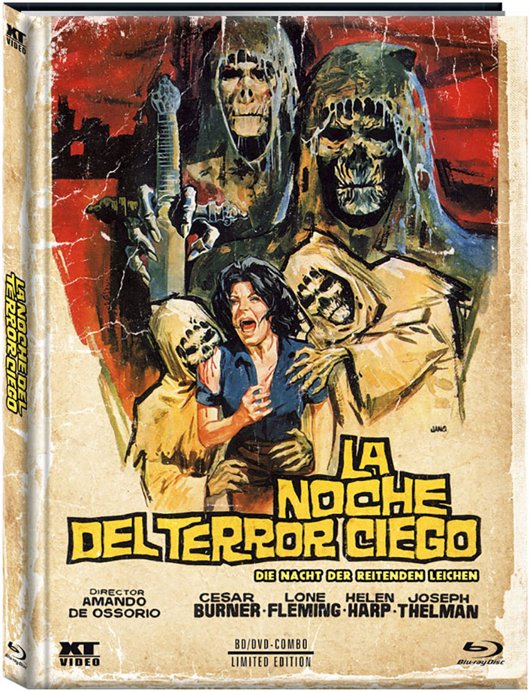 Die Nacht der reitenden Leichen (Blu-Ray+DVD) - Cover B - Mediabook - Limited 666 Edition Die Nacht der reitenden Leichen (Blu-Ray+DVD) - Cover B - Mediabook - Limited 666 Edition