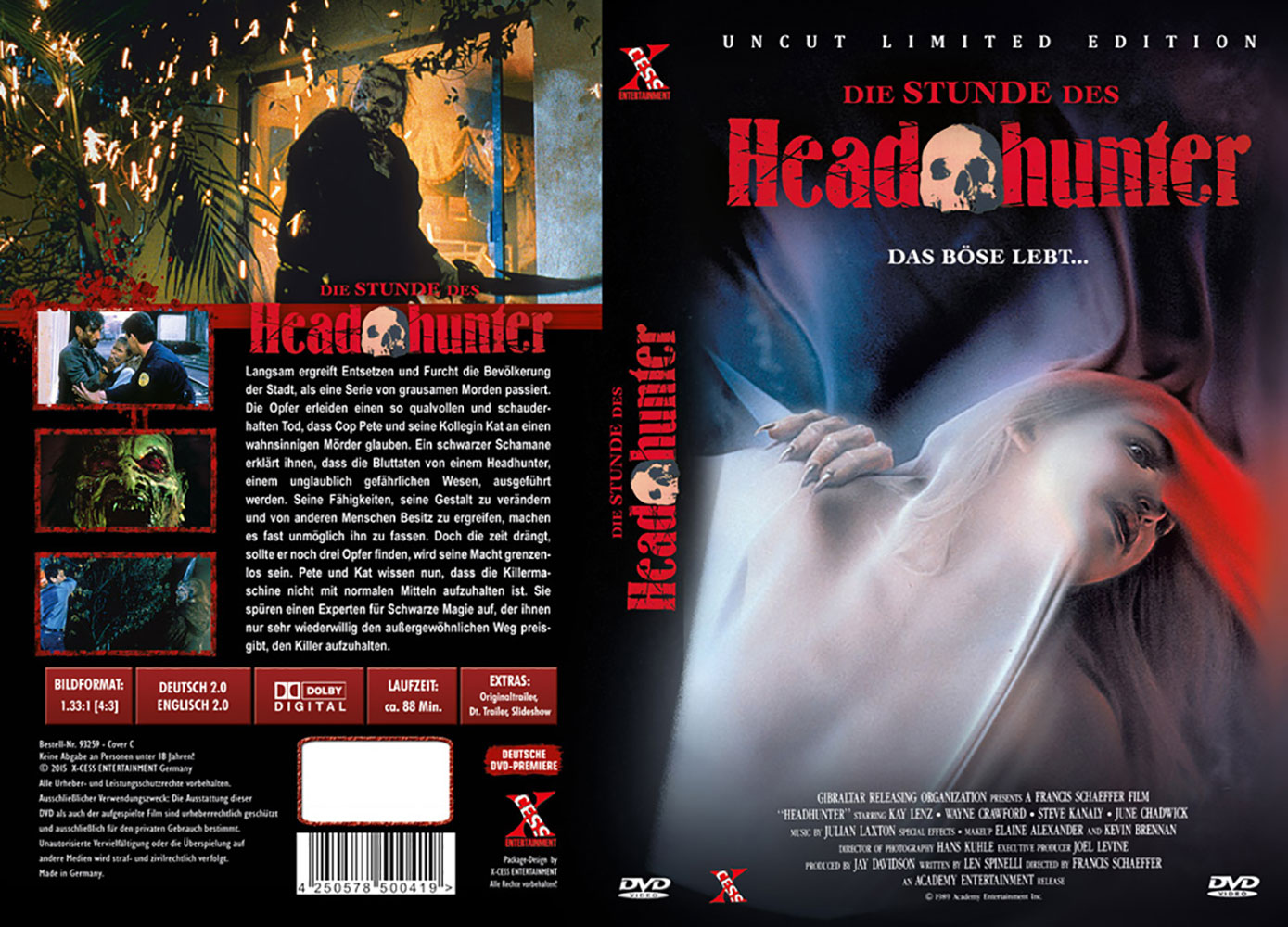 Die Stunde des Headhunter - Cover C - große Hartbox - Uncut