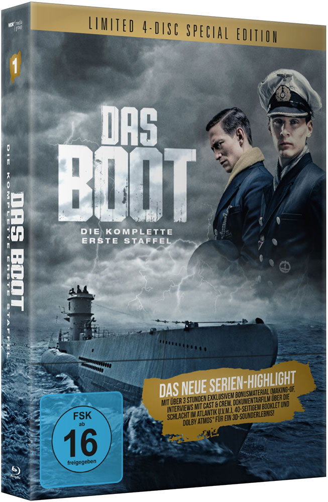 Das Boot - Staffel 1 (Blu-Ray) (4Discs) - Special Edition Das Boot - Staffel 1 (Blu-Ray) (4Discs) - Special Edition