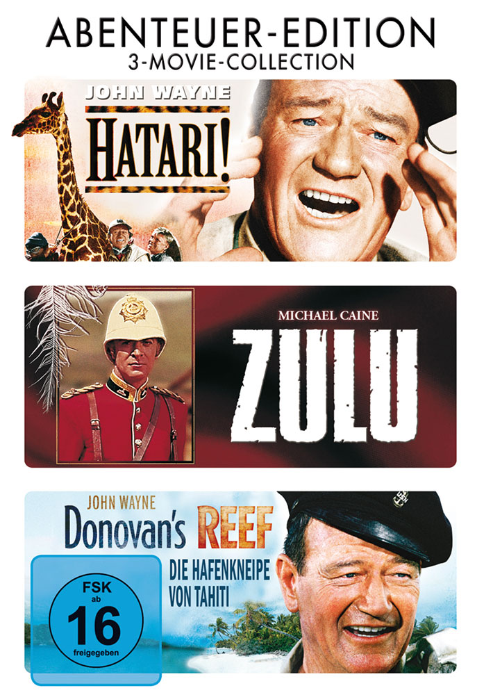 Abenteuer-Edition (3DVD) (Hatari, Zulu & Donovans Reef)