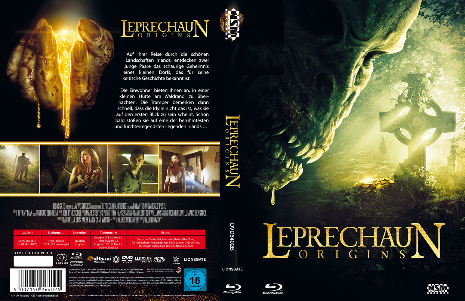 Leprechaun: Origins (Blu-Ray+DVD) - Cover B - Mediabook - Limited 750 Edition Leprechaun: Origins (Blu-Ray+DVD) - Cover B - Mediabook - Limited 750 Edition