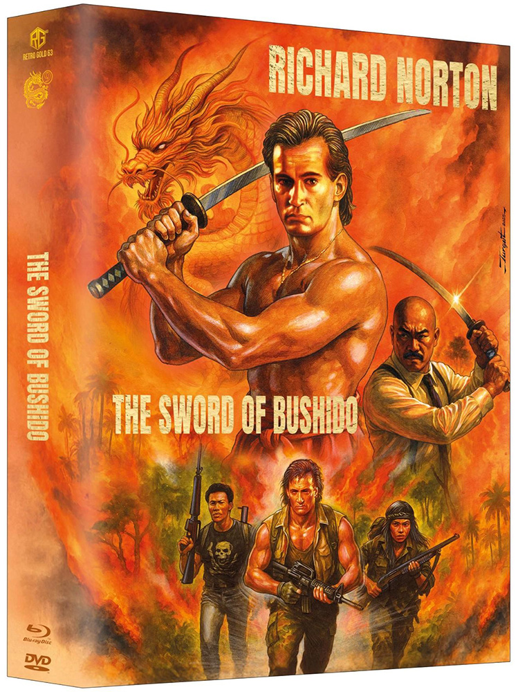 The Sword of Bushido (Karate Champ) (Blu-ray+DVD) (3Discs) - Cover A - Mega Mediabook - Limited 163 Edition